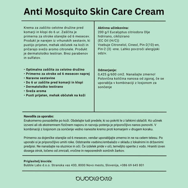 Anti Mosquito Skin Care Cream (3x150ml)