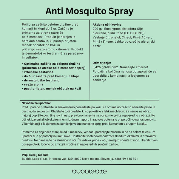 Anti Mosquito Spray (2x100ml)