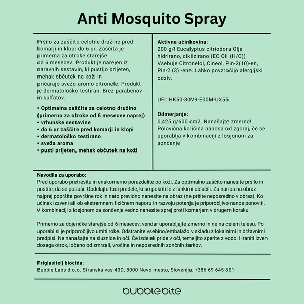 Anti Mosquito Spray (100ml)