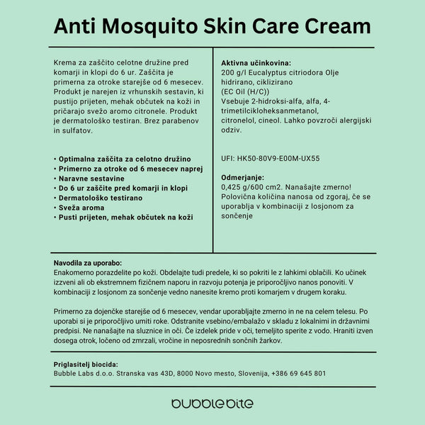 Anti Mosquito Skin Care Cream (2x150ml)